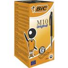 BIC M10 Original M10 Original Balpen Zwart Medium 0.4 mm 50 Stuks