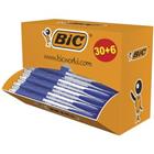 BIC Atlantis Classic Atlantis Classic Balpen Blauw Medium 0,4 mm Navulbaar 36 Stuks