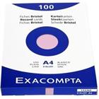 Exacompta Indexkaarten 13336E A4 Roze 21,3 x 30 x 2,5 cm