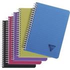 Clairefontaine Notitieboek Speciaal Gelinieerd Dubbeldraads Polypro Soepele kaft Kleurenassortiment Niet geperforeerd