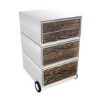 Paperflow Easybox Mobiel ladeblok met 4 lades 642x390x436 mm Wood Design