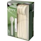 Papstar Papieren Lepel 88067 Wit 100 Stuks