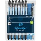 Schneider Balpen 96085000 0,7 Zwart Pak van 7