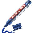 Edding 363 Whiteboardmarker Breed Beitelvormige Punt Blauw