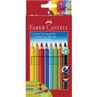 Faber Castell Kleurpotlood Colour Grip 280921 Kleurenassortiment 10 Stuks