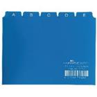 DURABLE 3660-06 Plastic scheidingstabbladen Blauw A6 Plastic 14,8 x 10,5 cm 25 Stuks