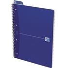 OXFORD Office Essentials Notitieboek A4+ Geruit Spiraal gebonden Karton Blauw Geperforeerd 140 Pagina's