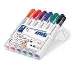 STAEDTLER Whiteboard-marker Medium Ronde punt Kleurenassortiment Pak van 6