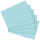 herlitz 10836187 Indexkaarten Blauw A5 Gelinieerd Karton 21 x 14,8 cm 100 Stuks