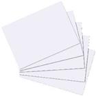 herlitz Indexkaarten Wit A6 Blanco Karton 14,8 x 10,5 cm 100 Stuks