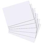 herlitz Indexkaarten Wit A4 Blanco Karton 29,7 x 21 cm 100 Stuks