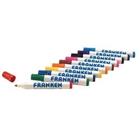 Franken Whiteboard-marker Rond 6 mm Paars, Zwart, Blauw, Lichtblauw, Rood, Geel, Roze, Groen, Bruin, Oranje 10 Stuks