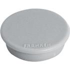 Franken Ronde magneten HM3812 Grijs 3,8 x 3,8 cm 10 stuks