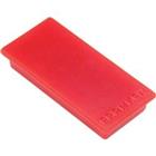 Franken Rechthoekige magneten HM235001 Rood 5 x 2,3 cm 10 stuks