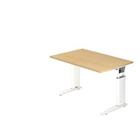 Hammerbacher Bureau US12 120X120CM Ahorn, wit