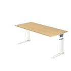 Hammerbacher Bureau US19 180X180CM Ahorn, wit