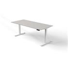 Kerkmann Move 3 Zit-sta bureau Licht grijs 180 x 80 x 72-120 cm