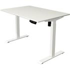 Kerkmann Zit-sta-bureau Move 1 Rechthoekig Elektrisch Hoogteverstelbaar Melamine; staal Wit 1,200 x 800 x 1,230 mm