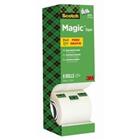 Plakband Scotch Magic 810 onzichtbaar mat 19 mm (B) x 33 m (L) kleine kern 7 rollen + 1 GRATIS