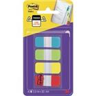 Post-it Indexen Rechthoekig 1,58 x 3,81 cm Kleurenassortiment Aqua 4 Stuks à 10 Strips