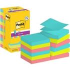 Post-it Super Sticky Z-Notes vierkant 76 x 76 mm blanco assortiment R330-SSCOS-P8/+4 90 12 stuks à 90 vellen (8+4 gratis)