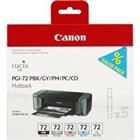 Canon PGI-72P Origineel Inktcartridge Foto zwart, grijs, foto cyaan, foto magenta Multipack 5 Stuks