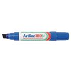 Artline 100N Permanent marker Extra breed Beitelpunt 7,5-12 mm Blauw Navulbaar Waterproof 12 Stuks