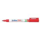 Artline 700N Permanent marker Fijn Ronde punt 0,7 mm Rood Navulbaar Waterproof 12 Stuks