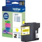 Brother LC221Y Origineel Inktcartridge Geel