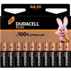 Duracell Batterijen Plus 100 AA 2900 mAh Alkaline 1.5 V 20 Stuks