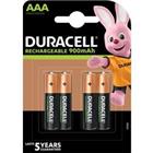 Duracell Batterij Rechargeable AAA 900 mAh Nikkel-metaalhydride (NiMH) 1.2 V 4 Stuks
