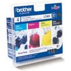 Brother LC980 Origineel Inktcartridge Zwart, cyaan, magenta, geel Multipack 4 Stuks