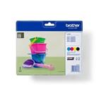 Brother LC-221VALBP Origineel Inktcartridge Zwart, cyaan, magenta, geel Multipack 4 Stuks