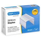 Rapesco Nietjes 26/6 S11662Z3 Staal Zilver Pak van 5000