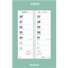 Brepols Jaarkalender 2025 1 Week per pagina Nederlands 31 (B) x 0,5 (D) x 10 (H) cm Blauw