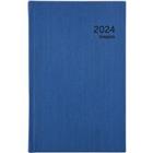 Brepols Saturnus Agenda 2024 1 Dag per pagina Duits, Engels, Frans, Nederlands 2,2 (B) x 13,9 (H) cm Blauw