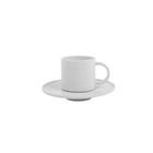 Koffieschotel Porselein 14 cm Wit 6 stuks