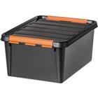 SmartStore magazijnbak PP (polypropeen) zwart, oranje 30 x 40 x 19 cm