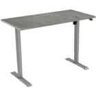 Euroseats Bureau Grijs, oxyd B000GR140OXY 80 x 750-1235 x 140 mm Poothoogte: 1210 mm