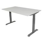 Euroseats Bureau Wit met Grijs frame 620-840 x 1200 x 800 mm