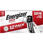 Energizer Knoopcel CR2016 CR2016 90 mAh Lithium Mangaandioxide (Li-MnO2) 3 V 12 Stuks