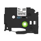 Rillstab Compatibel Brother TZe-241 Labeltape Zelfklevend Zwart op Wit 18 mm x 8m