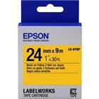 EPSON C53S656005 Etiketteertape LK-6YBP 24 mm x 9 m Zwart op geel