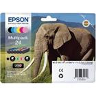 Epson 24 Origineel Inktcartridge C13T24284011 Zwart, cyaan, lichtcyaan, magenta, lichtmagenta, geel Multipack 6 Stuks