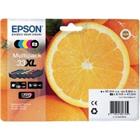 Epson 33XL Origineel Inktcartridge C13T33574011 Zwart, cyaan, magenta, geel Multipack 4 Stuks