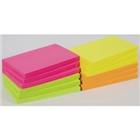 Office Depot Zelfklevende Notes 127 x 76 mm Kleurenassortiment Neon 12 Blokken van 100 Vellen