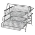 Viking Mesh Brievenbakje Zilver A4 Metaal 29,5 x 35,5 x 26,5 cm