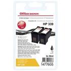 Viking 339 compatibele HP inktcartridge C8767E zwart duopak 2 stuks