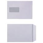 Office Depot Enveloppen Met Venster C5 162 (B) x 229 (H) mm Gegomd Wit 90 g/m² 500 Stuks