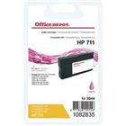 Viking 711 compatibele HP inktcartridge CZ131A magenta